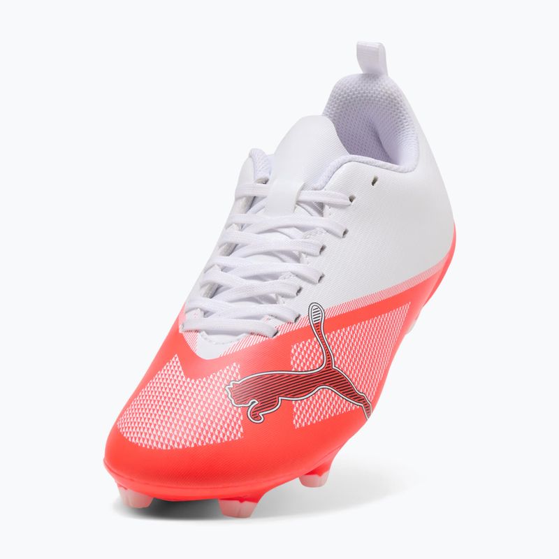Buty piłkarskie dziecięce Puma Ultra 7 Play FG/AG Jr Ultra Red/Puma Black/Puma White 4