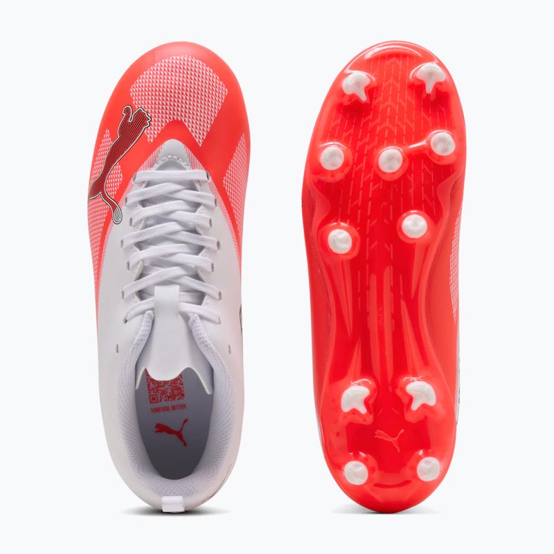 Buty piłkarskie dziecięce Puma Ultra 7 Play FG/AG Jr Ultra Red/Puma Black/Puma White 5