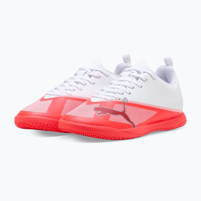 Buty piłkarskie dziecięce Puma Ultra 7 Play IT Jr Ultra Red/Puma Black/Puma White 3