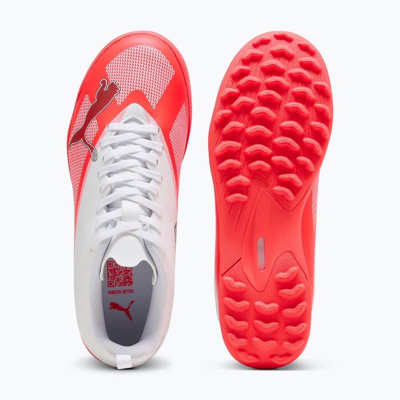 Buty piłkarskie dziecięce PUMA Ultra 7 Play TT Jr ultra red/puma black/puma white 3