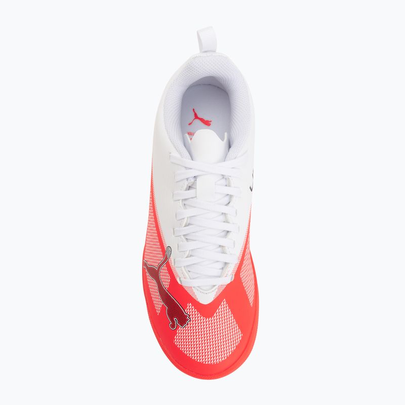 Buty piłkarskie dziecięce PUMA Ultra 7 Play TT Jr ultra red/puma black/puma white 5