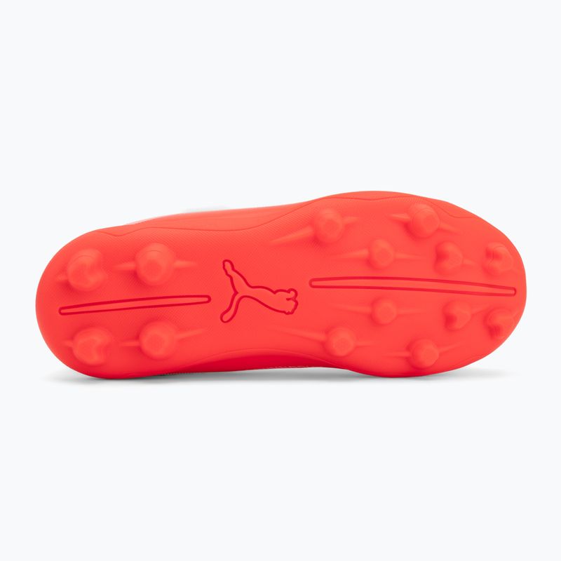 Buty piłkarskie dziecięce PUMA Ultra 7 Play V FG/AG RB Jr ultra red/puma black/puma white 4