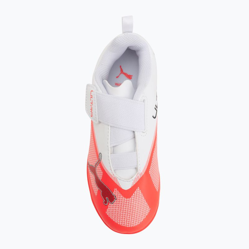 Buty piłkarskie dziecięce PUMA Ultra 7 Play V FG/AG RB Jr ultra red/puma black/puma white 5
