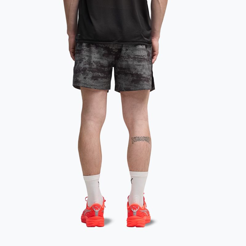 Spodenki do biegania męskie PUMA Dreamrun 5" Brightstride AOP puma black 3