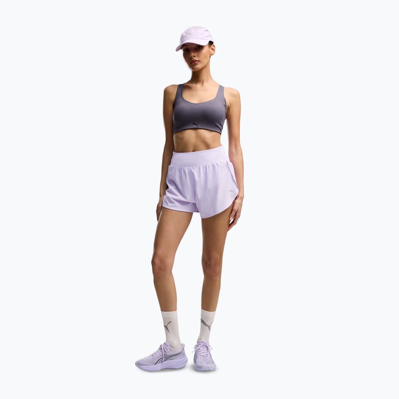 Spodenki do biegania damskie PUMA Dream Run 3" DryCELL light lavender 2