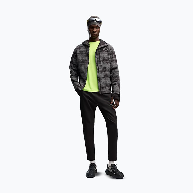 Kurtka do biegania męska PUMA Run Brightstride AOP Primaloft puma black 2
