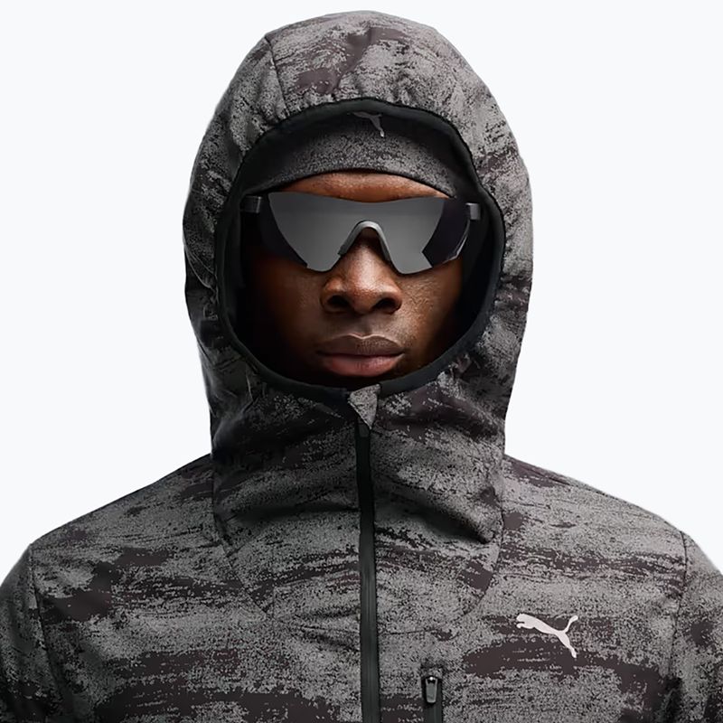 Kurtka do biegania męska PUMA Run Brightstride AOP Primaloft puma black 4