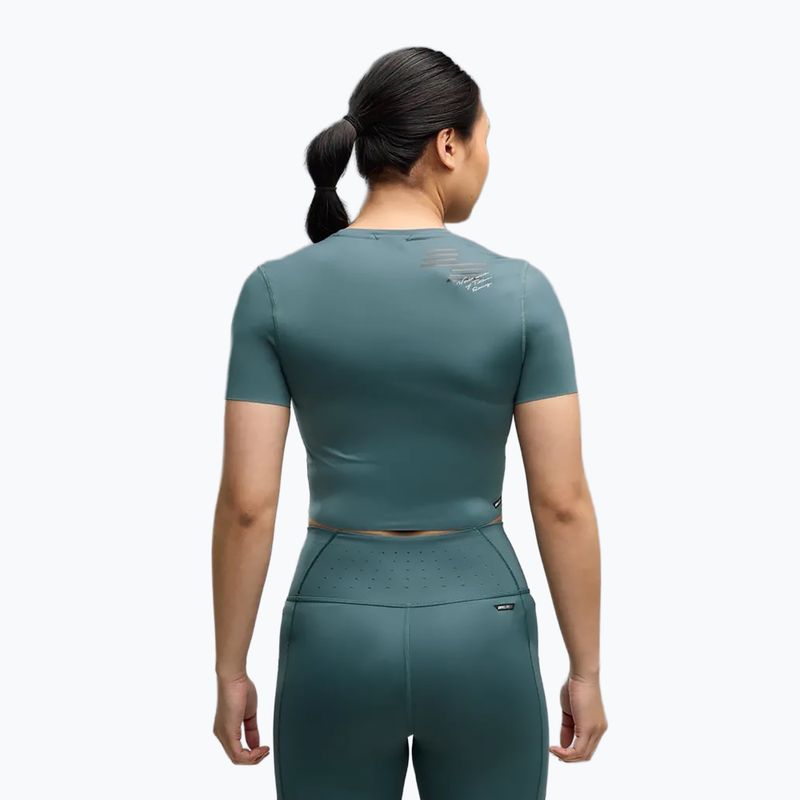 Koszulka treningowa damska PUMA Hyrox Pwrmode Crop herb garden 3