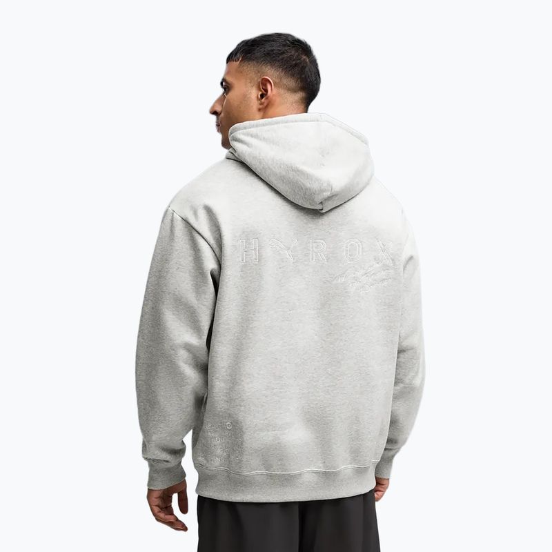 Bluza męska PUMA x HYROX Heavyweight Hoodie light grey 3