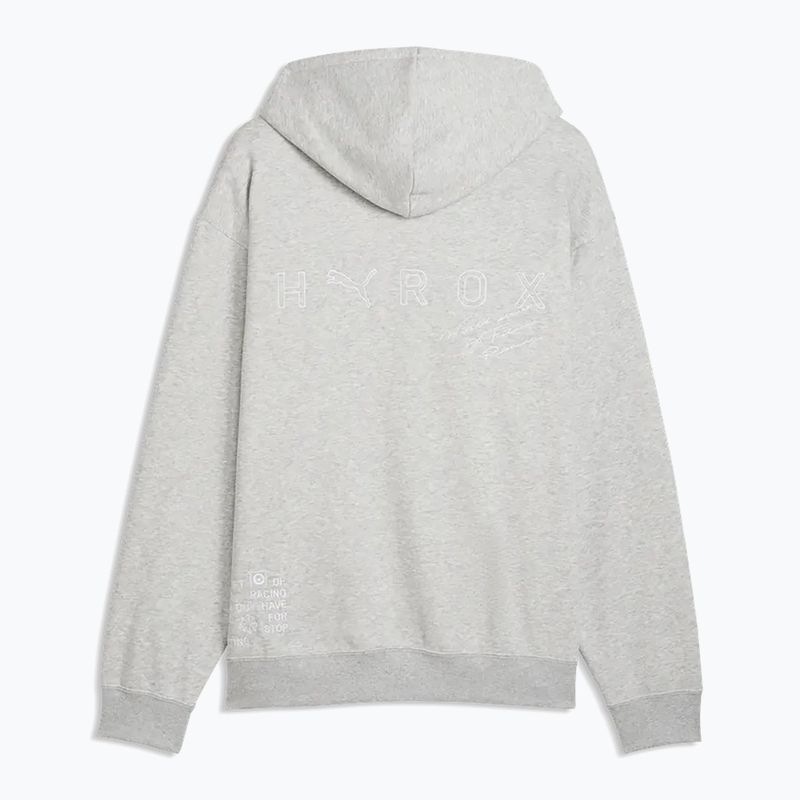 Bluza męska PUMA x HYROX Heavyweight Hoodie light grey 5