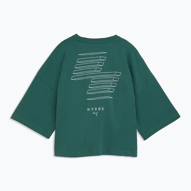 Koszulka treningowa damska PUMA x HYROX Cropped Lifestyle herb garden 5