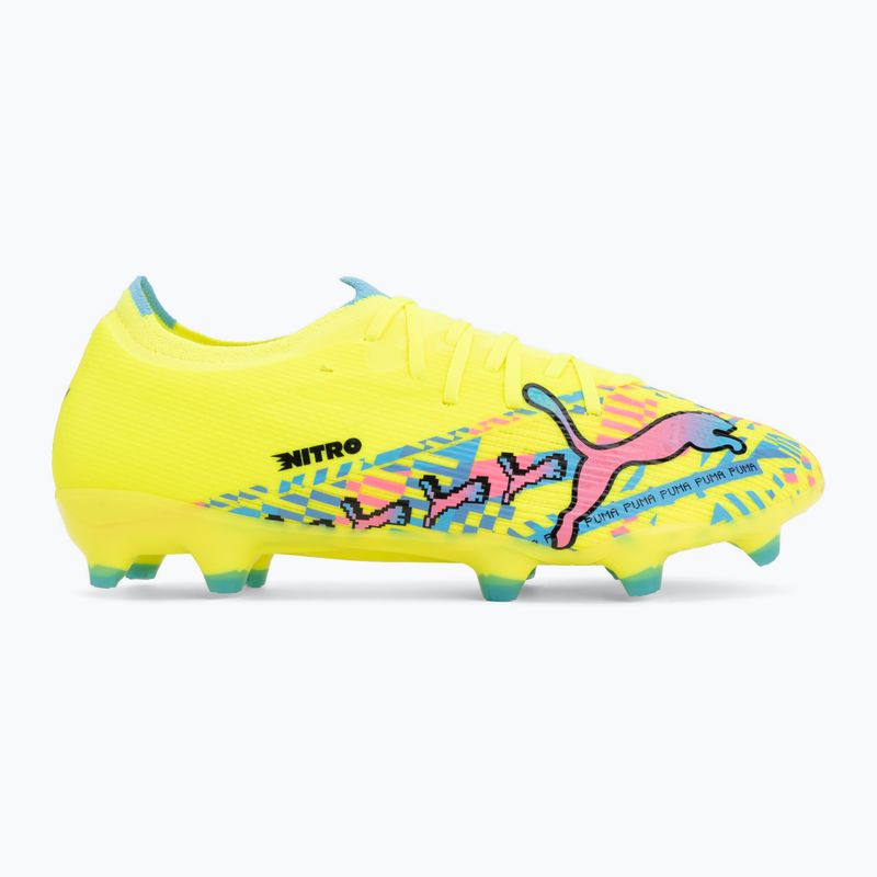 Buty piłkarskie PUMA Ultra Nitro 7 Match Advanced Level FG/AG puma white/blue glimmer/pink glimmer/yellow alert 2