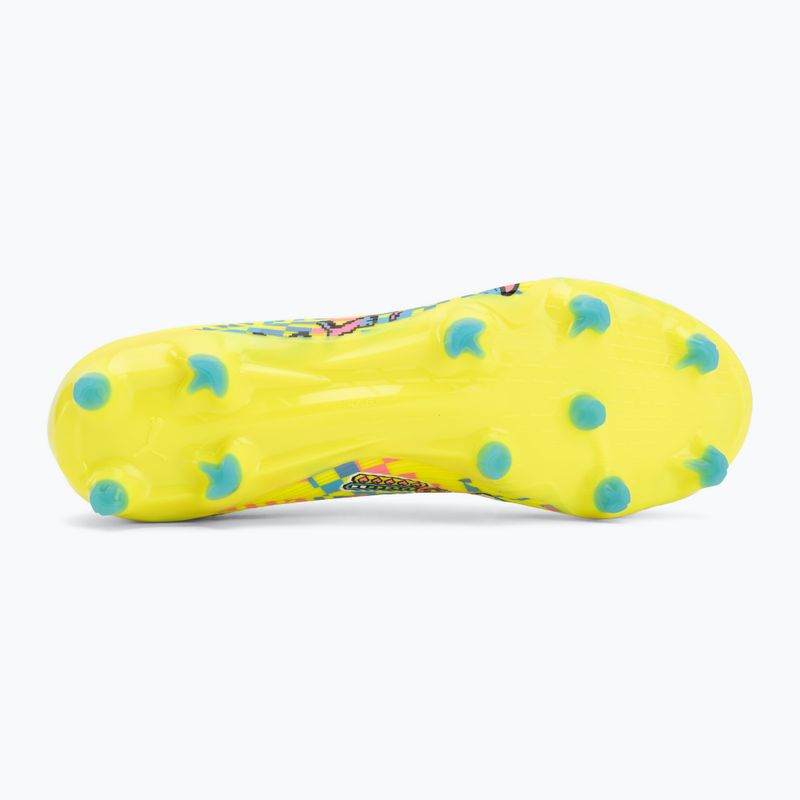 Buty piłkarskie PUMA Ultra Nitro 7 Match Advanced Level FG/AG puma white/blue glimmer/pink glimmer/yellow alert 4