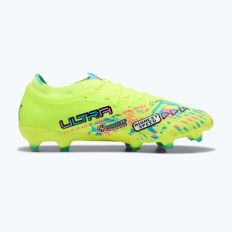 Buty piłkarskie PUMA Ultra Nitro 7 Match Advanced Level FG/AG puma white/blue glimmer/pink glimmer/yellow alert 2