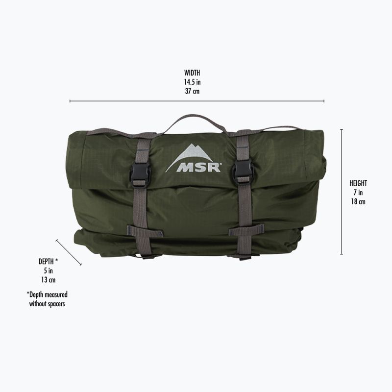 Namiot trekkingowy 2-osobowy MSR Hubba Hubba Bikepack 2 green 16