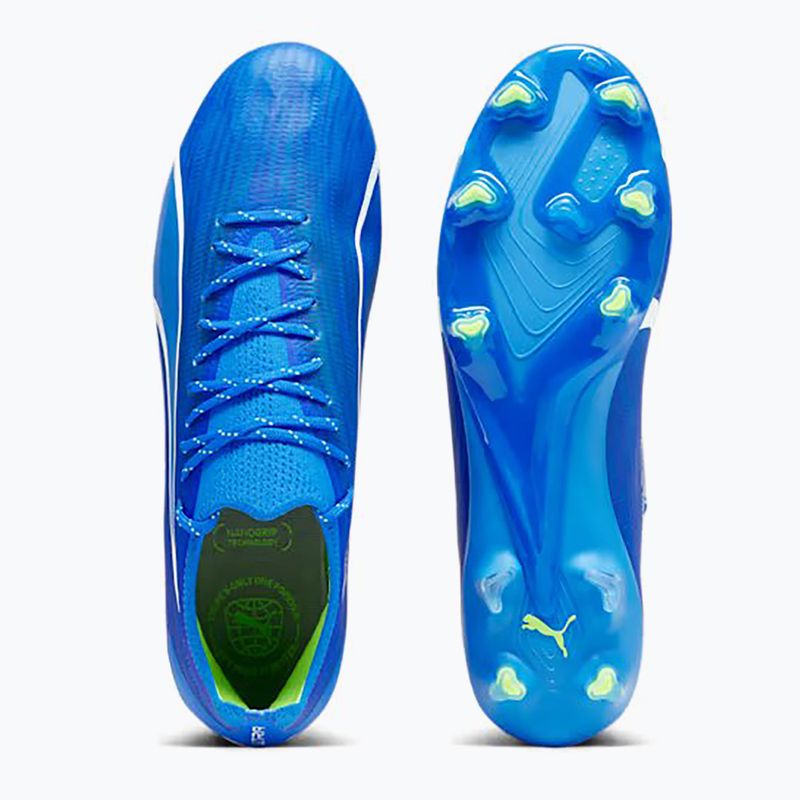 Buty piłkarskie męskie PUMA Ultra Ultimate FG/AG ultra blue/puma white/pro green 9