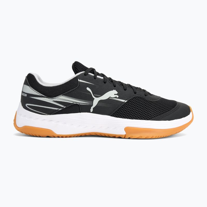 Buty do sportów halowych męskie PUMA Varion II puma black/cool light gray/yellow blaze/gum 2