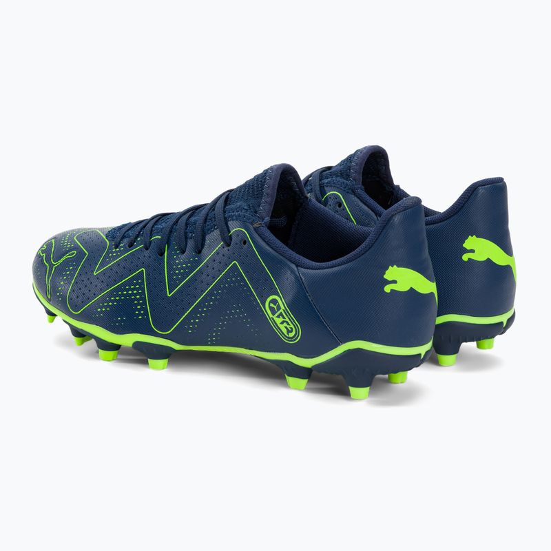 Buty piłkarskie męskie PUMA Future Play FG/AG persian blue/pro green 3