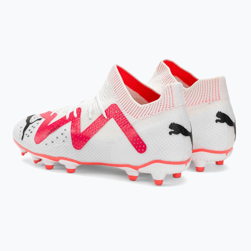 Buty piłkarskie dziecięce PUMA Future Pro FG/AG puma white/puma black/fire orchid 3