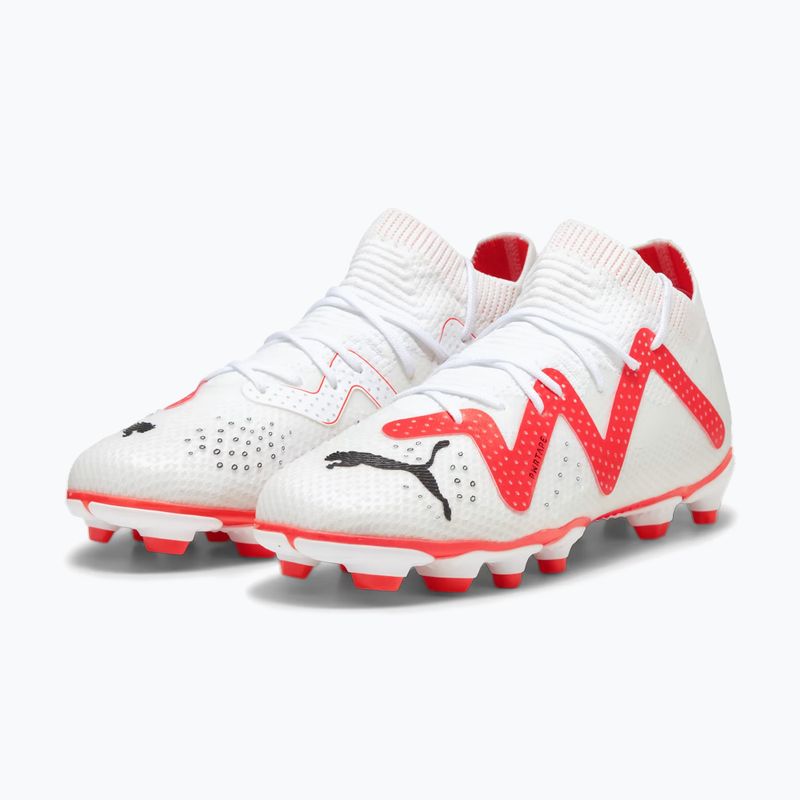 Buty piłkarskie dziecięce PUMA Future Pro FG/AG puma white/puma black/fire orchid 12