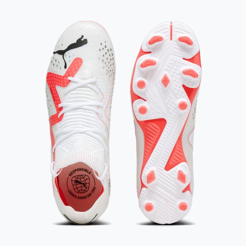 Buty piłkarskie dziecięce PUMA Future Pro FG/AG puma white/puma black/fire orchid 14