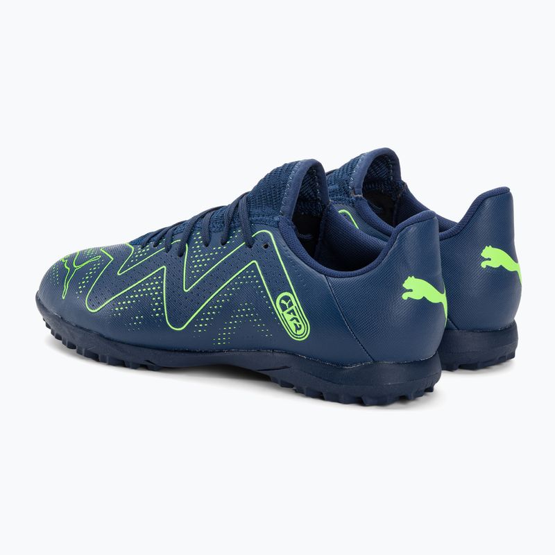 Buty piłkarskie dziecięce PUMA Future Play TT persian blue/pro green 3