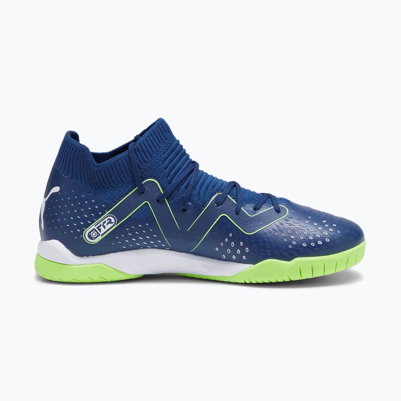 Buty piłkarskie dziecięce PUMA Future Match IT + Mid persian blue/puma white/pro green 8