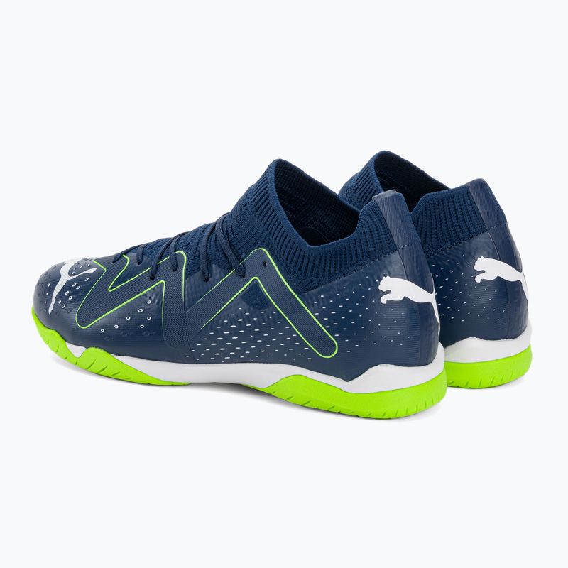 Buty piłkarskie dziecięce PUMA Future Match IT + Mid persian blue/puma white/pro green 3