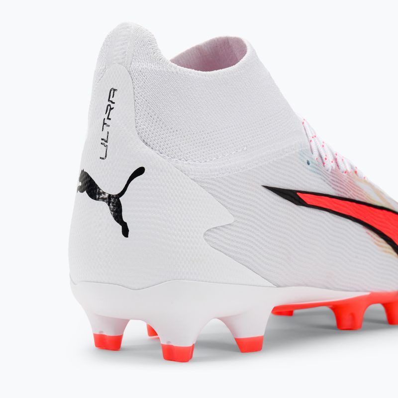 Buty piłkarskie męskie PUMA Ultra Pro FG/AG puma white/puma black/fire orchid 9