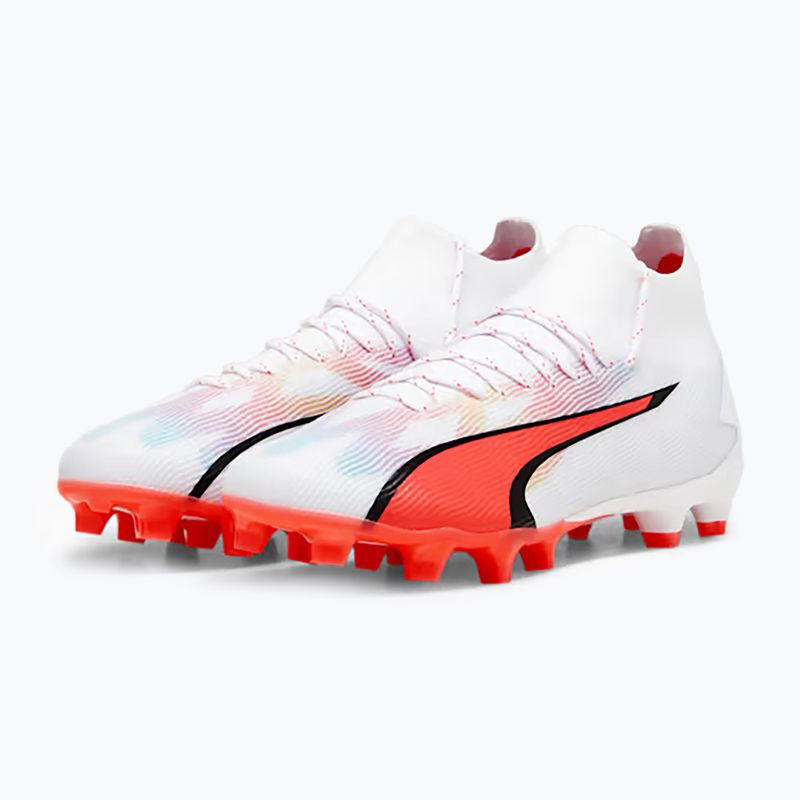 Buty piłkarskie męskie PUMA Ultra Pro FG/AG puma white/puma black/fire orchid 12