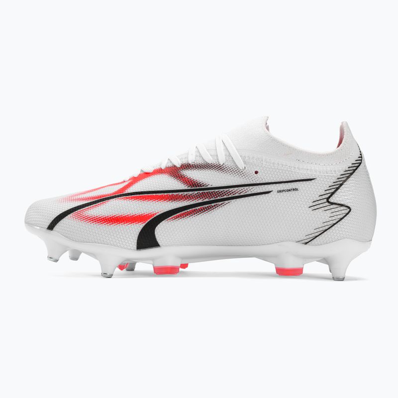 Buty piłkarskie męskie PUMA Ultra Match MXSG puma white/puma black/fire orchid 10