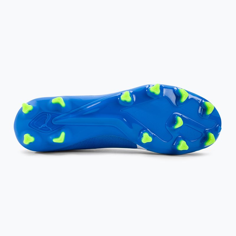 Buty piłkarskie męskie PUMA Ultra Match+ LL FG/AG ultra blue/puma white/pro green 5