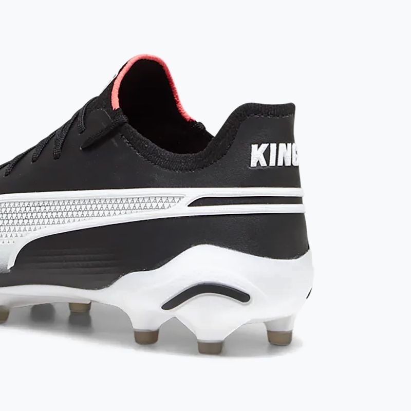 Buty piłkarskie męskie PUMA King Ultimate FG/AG puma black/puma white/fire orchid 15