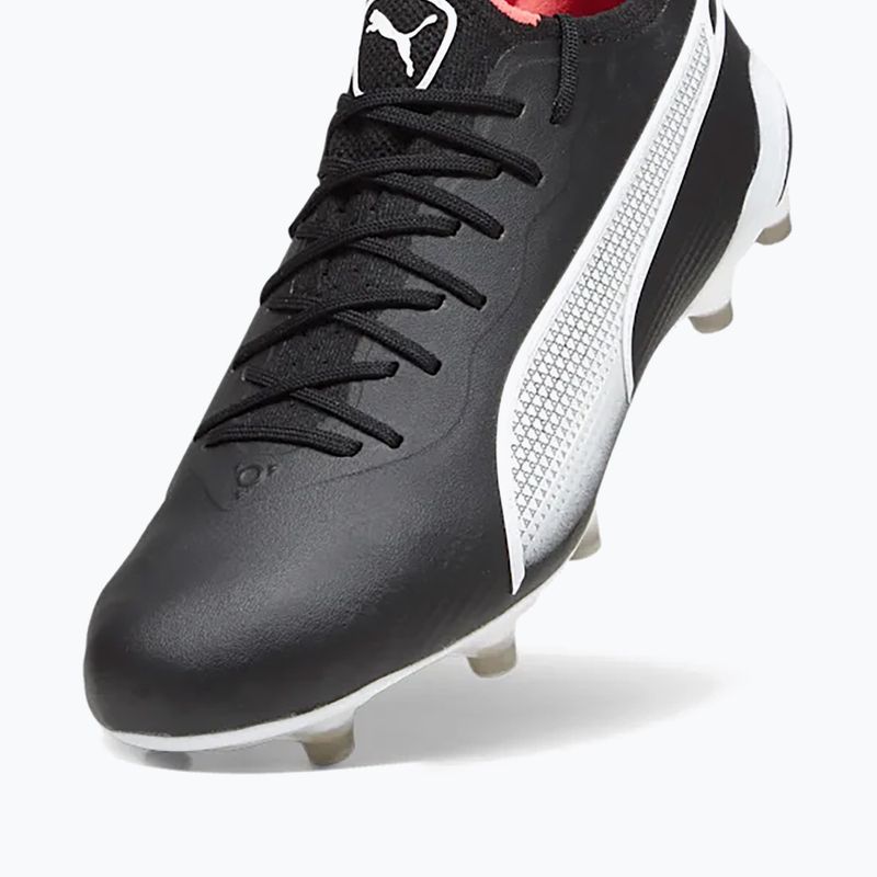 Buty piłkarskie męskie PUMA King Ultimate FG/AG puma black/puma white/fire orchid 16