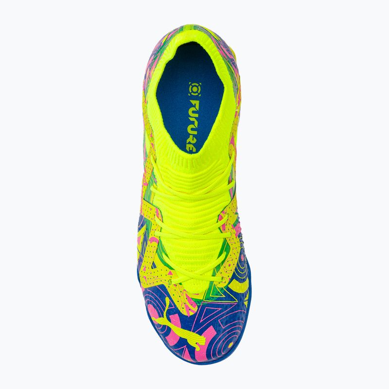 Buty piłkarskie dziecięce PUMA Future Match Energy TT + Mid ultra blue/yellow alert/luminous pink 6