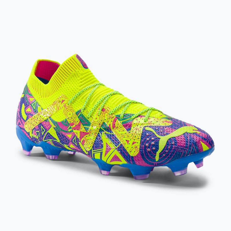 Buty piłkarskie męskie PUMA Future Ultimate Energy FG/AG ultra blue/yellow alert/luminous pink