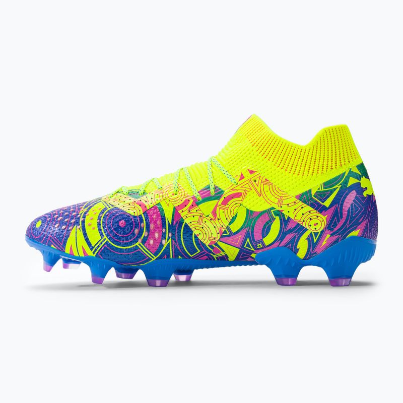 Buty piłkarskie męskie PUMA Future Ultimate Energy FG/AG ultra blue/yellow alert/luminous pink 10