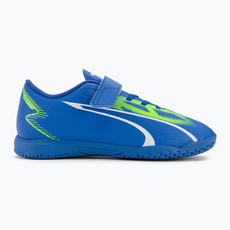 Buty piłkarskie dziecięce PUMA Ultra Play IT V ultra blue/puma white/pro green 2