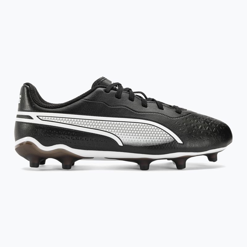 Buty piłkarskie dziecięce PUMA King Match FG/AG puma black/puma white 2