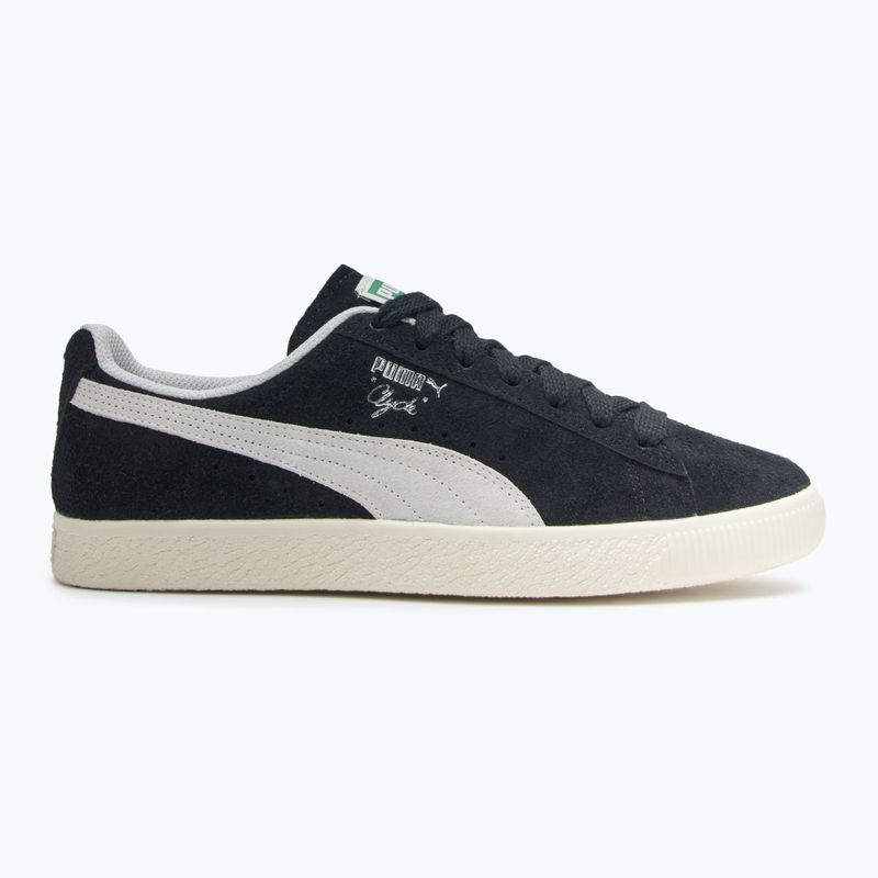 Buty PUMA Clyde Hairy Suede puma black/frosted ivory 2