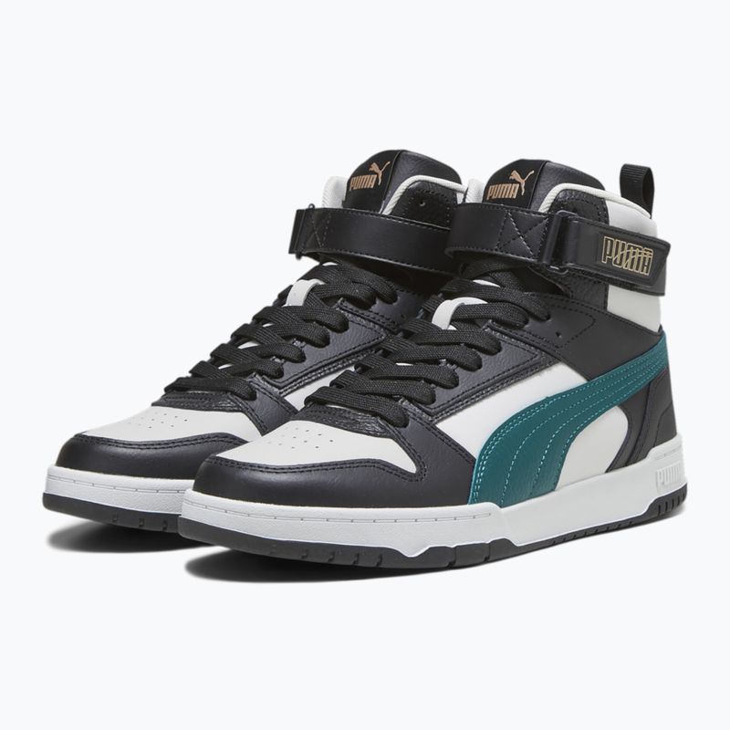 Buty PUMA RBD Game cool light gray/malachite/puma black/puma gold 8