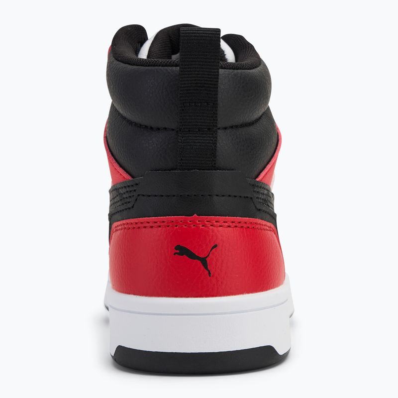 Buty dziecięce PUMA Rebound V6 Mid Jr puma black/strong gray 6