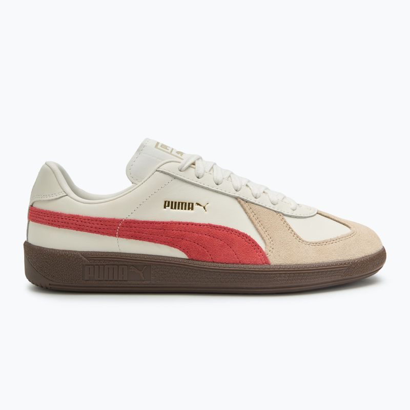 Buty PUMA Army Trainer warm white/granola/astro red 2