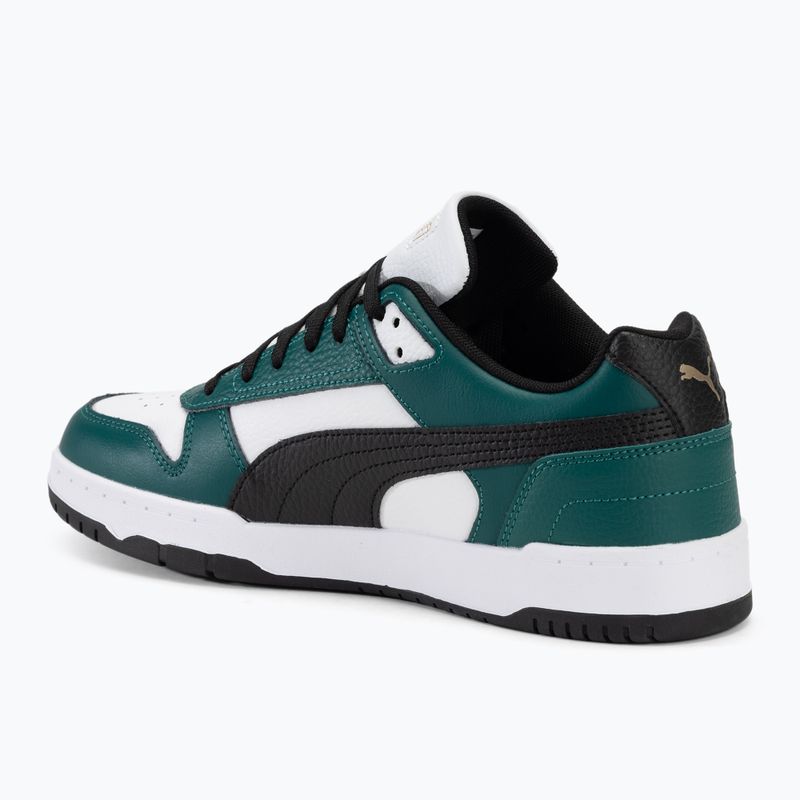 Buty PUMA RBD Game Low puma white/puma black/malachite/puma gold 3