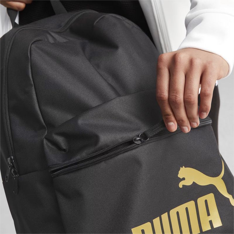 Plecak PUMA Phase 22 l puma black/golden logo 5