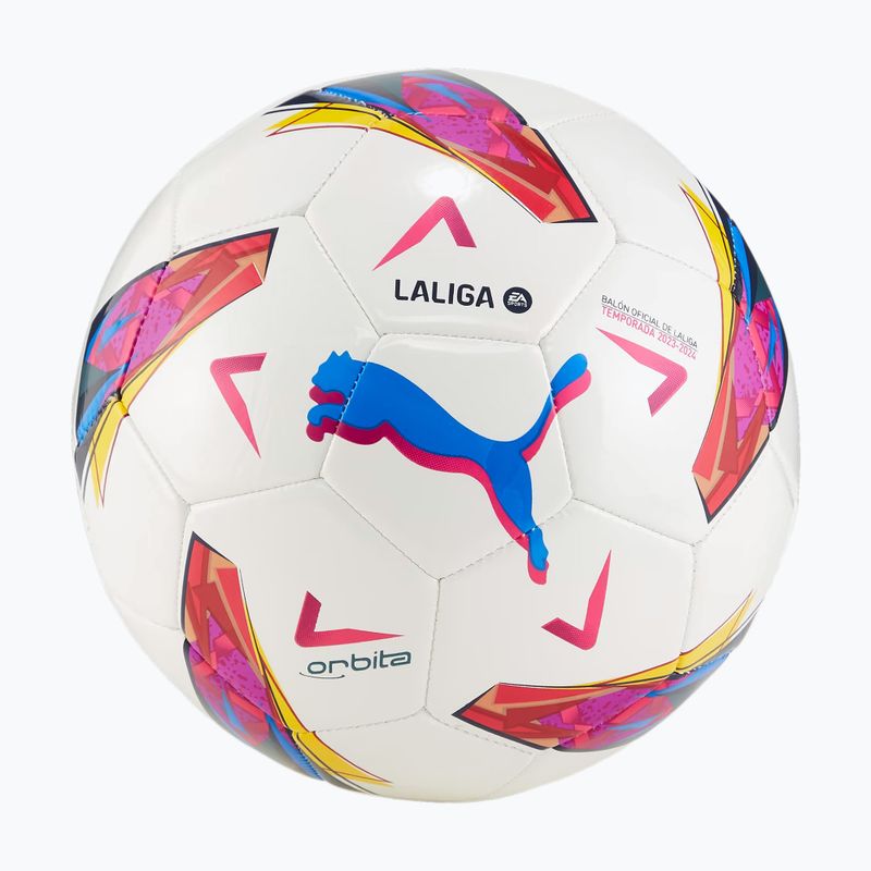 Piłka do piłki nożnej PUMA Orbita Laliga 1 Ms puma white/multi colour rozmiar 4 4