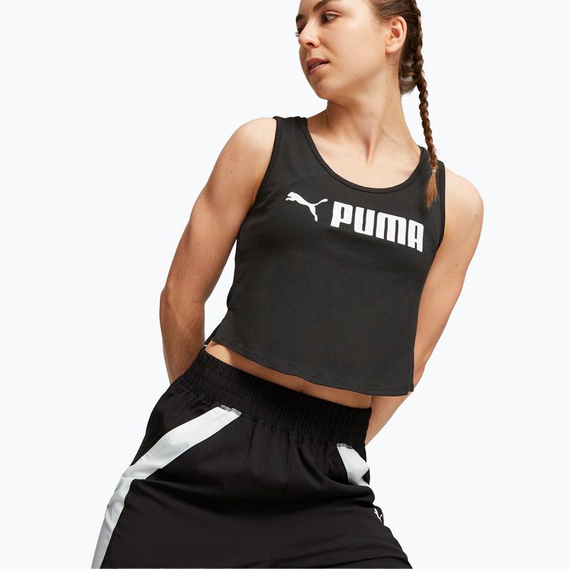 Top treningowy damski PUMA Fit Skimmer Tank puma black 5