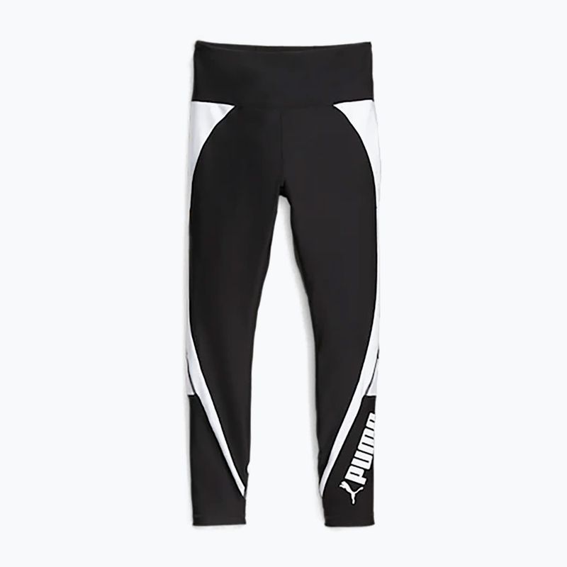 Legginsy damskie PUMA Fit Hw 7/8 Eversculpt Colorblock puma black/puma white