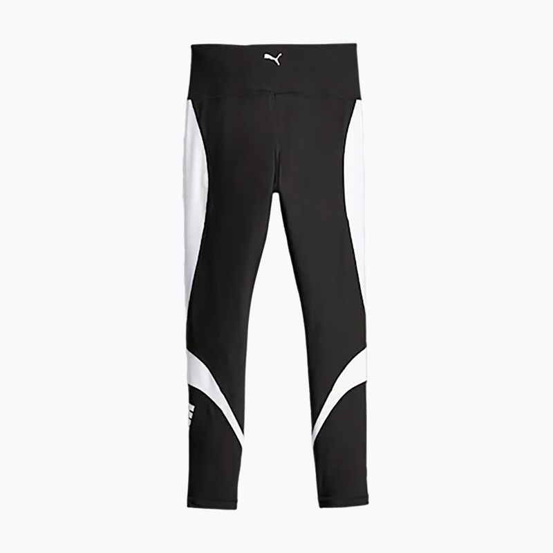 Legginsy treningowe damskie PUMA Fit Hw 7/8 Eversculpt Colorblock puma black/puma white 2