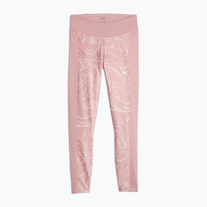 Legginsy treningowe damskie PUMA Train Favorites AOP High Waist 7/8 future pink